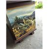 Image 3 : Decorative Wooden Chest  13 1/2 High x 22 Wide x 10 Deep