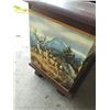 Image 4 : Decorative Wooden Chest  13 1/2 High x 22 Wide x 10 Deep