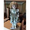 Image 1 : Porcelain Doll With Stand "Donna"