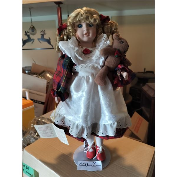 Christmas Collection Adorable Memories Porcelain Doll