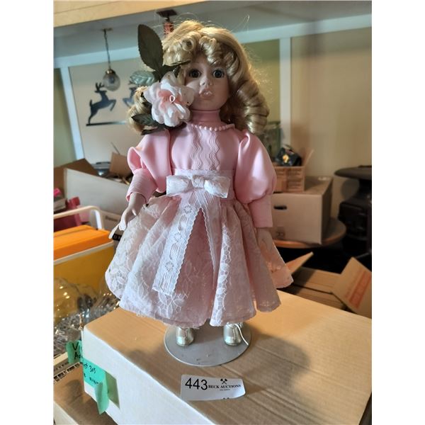 'Rose" Porcelain Doll