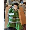 Image 1 : Porcelain Doll in Green Dress