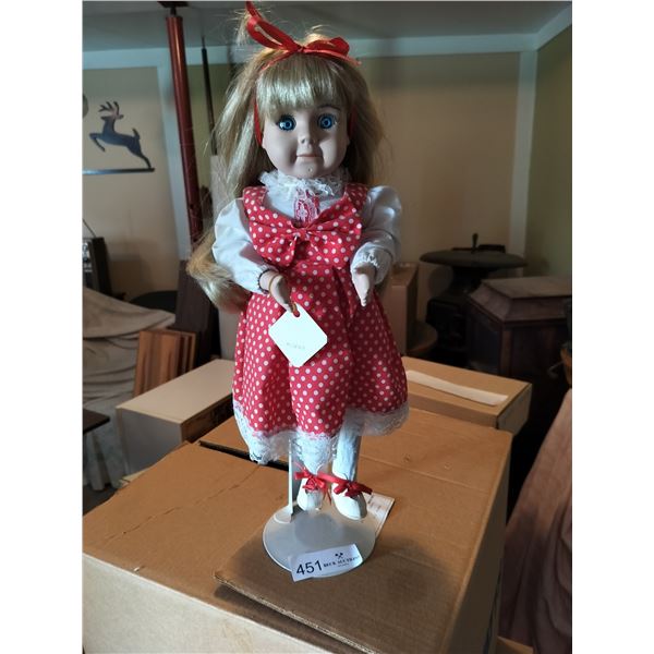 "Mindy" Porcelain Doll