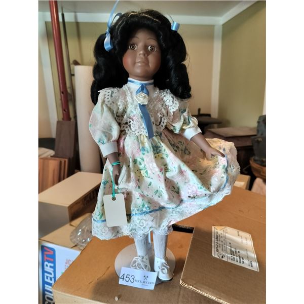 "Angela" Porcelain Doll