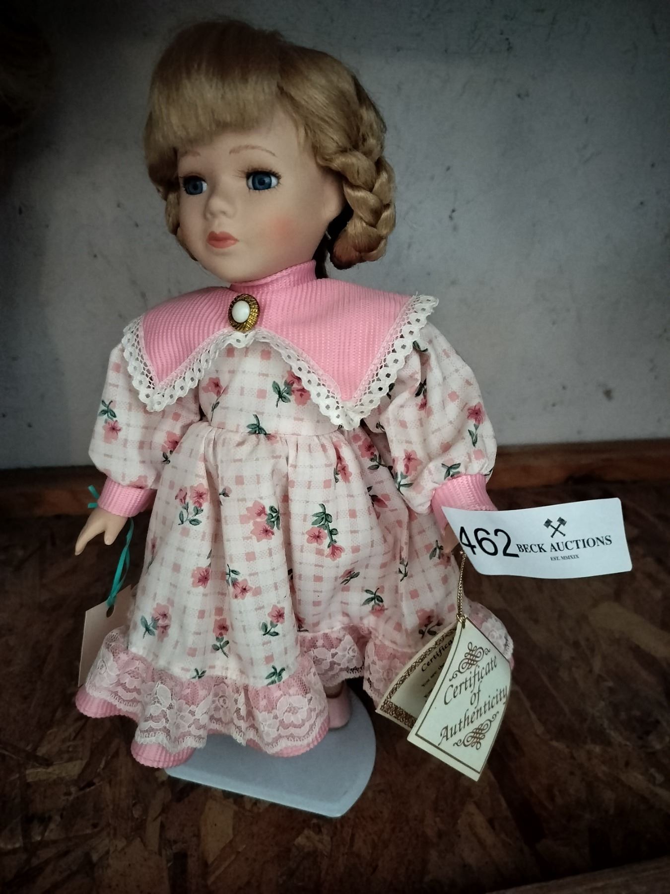 Soft Expressions "Eileen" Porcelain Doll - Beck Auctions Inc.