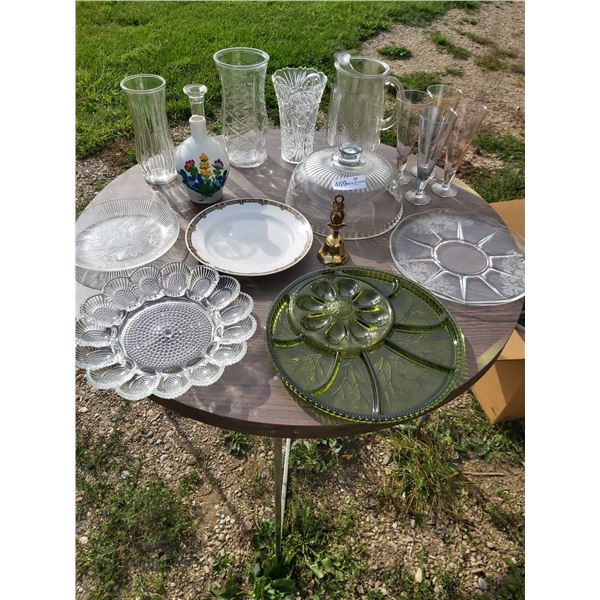 Assorted Glassware, Serving Dishes and More