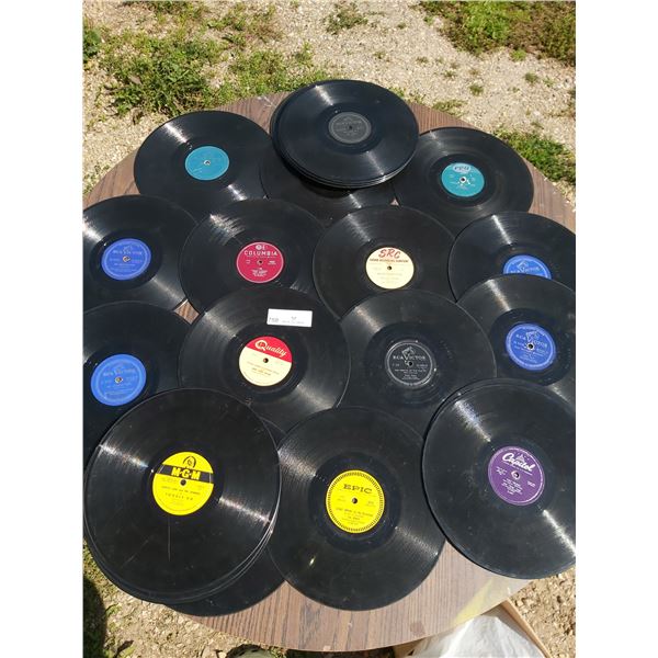 Approximately 30 Gramaphone Records (No Covers)