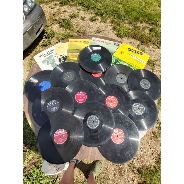 Approximately 30 Gramaphone Records (No Sleeves)