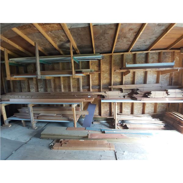 Large Assorment of Various Lumber See Description