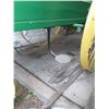 Image 4 : John Deere Coloured Wooden Wagon with Iron Wheels  36 Wide x 105 Long x 32 1/2 High