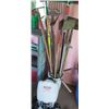 Image 1 : Assorted Garden Toold with RL-Pro Flo Back Pack Sprayer