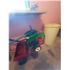 Image 3 : Seed/Fertalizer Spreaders, Assorted Buckets & Planters, Large Metal Container with Bird Seed