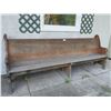 Image 1 : Vintage Church Pew 97 Long x 22 Deep x 37 High
