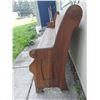 Image 3 : Vintage Church Pew 97 Long x 22 Deep x 37 High