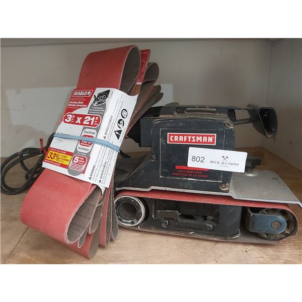 Craftsman 3 X 21 Belt Sander Model 315 252220 Beck Auctions Inc craftsman-3-x-21-belt-sander-model-315-252220-beck-auctions-inc