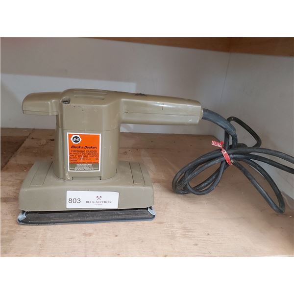 Black & Decker Finishing Sander Model # 7404-04
