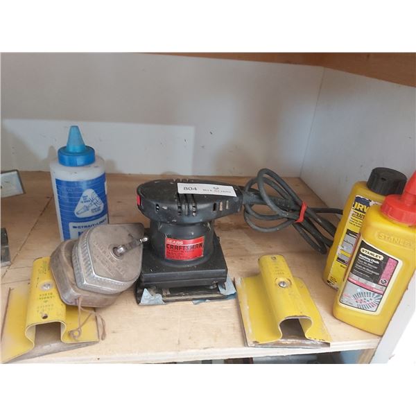Sears Craftsman High Speed Orbital Finishing Sander Model # D0210 & Chalk Lines