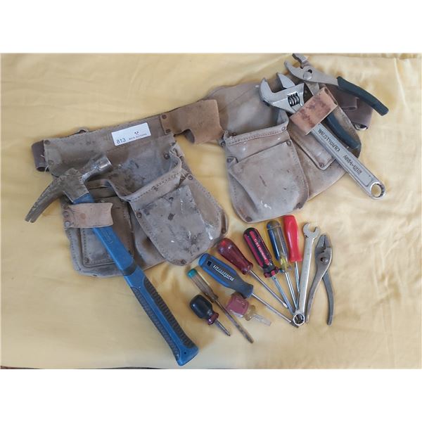 Tool Belt With Assorted Tools