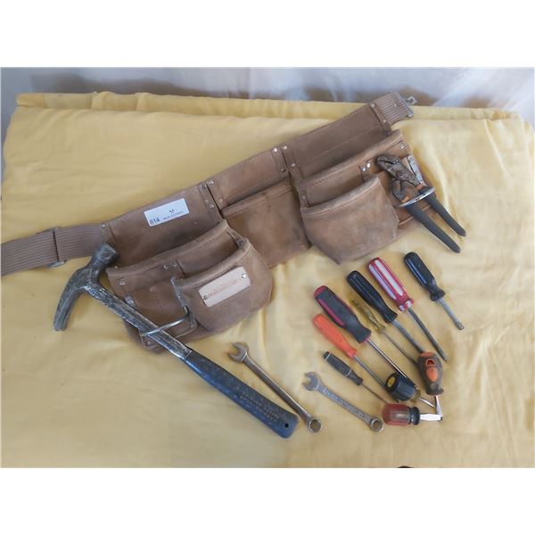 Tool Belt With Assorted Tools