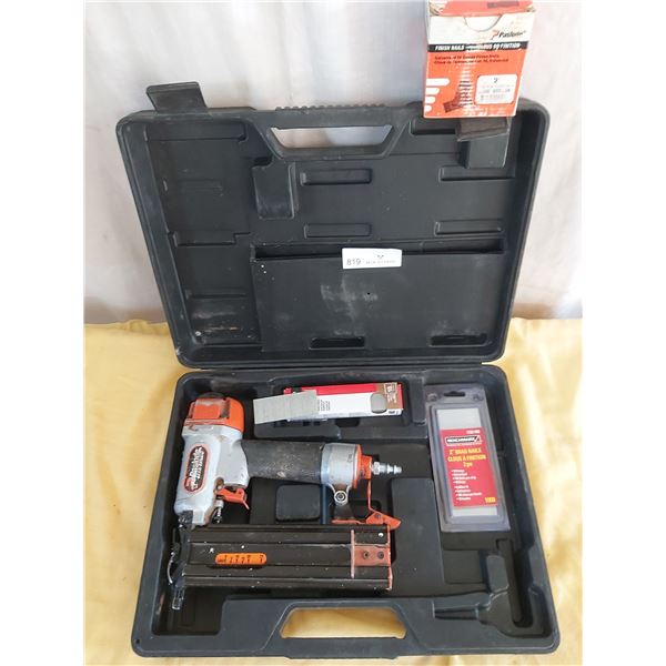 Pneumatic Paslode Liteline Brad Nailer Model F18-200 & Box of Nails