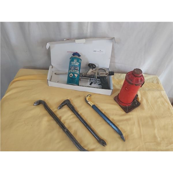 Foam Dispensing Gun Model # NT1000 , Jack, & Crowbars