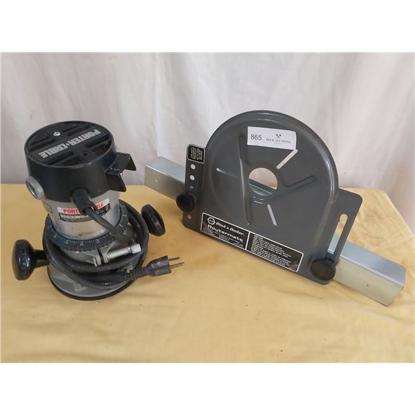 Porter Cable Router Base Model # 6902 & Black & Decker Router Mate Type 2 #79-013