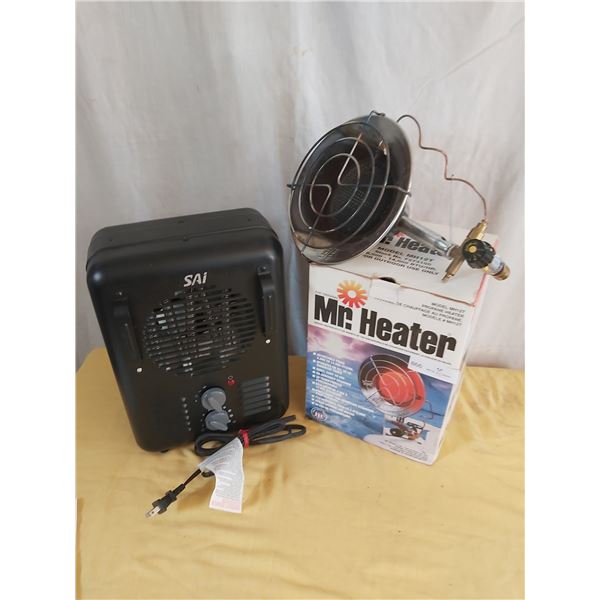 1 Mr. Heater Model MH12T (Propane) & Electric Heater #46