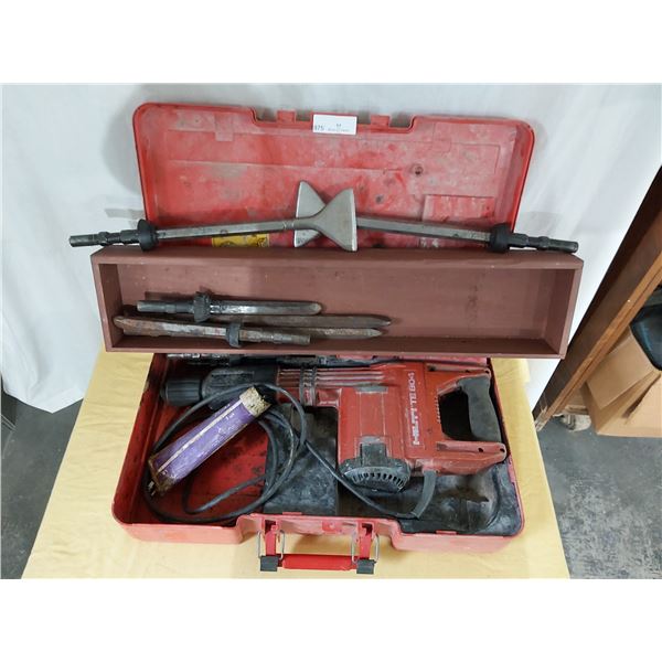 Hilti TE804, Hammerdrill Demolition Construction Tool & Attatchments
