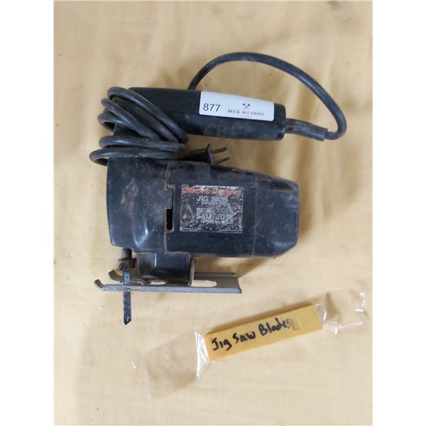 Black & Decker Jigsaw Type 7 & Spare Blades