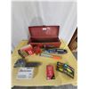 Image 1 : Red Tool Box with Bostitch Staple Gun & Staples & More