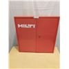 Image 1 : Metal Hilti Storage Box (Key Missing)  24 Wide x 7 Deep x 24 High