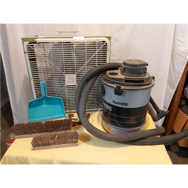 Shop Vac Model # 725A & Floor Fan (Only works on 1 Speed) & More