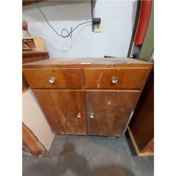 Shop Storage Cabinet with Drawers & Cupboards  34 Wide  17 Deep x 37 High