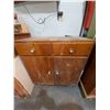 Image 1 : Shop Storage Cabinet with Drawers & Cupboards  34 Wide  17 Deep x 37 High