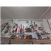 Image 1 : Wall Of Shop Supplies, Tools, Saw Blades & More