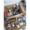 Image 3 : Large Assortmnet of Door Knobs & Hinges, Composite Decking Universal Fastener & More
