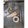 Image 1 : Assortment of Drywall Tools & Equipment