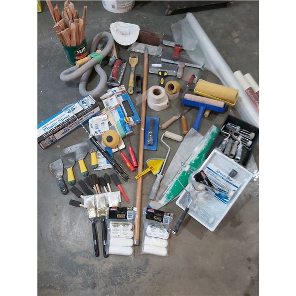Various Painting Supplies & Tools