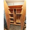 Image 2 : Large Wooden Storage Cabinet on Wheels  48 Wide x 24 Deep x 79 High