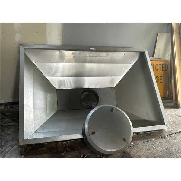 Industrial Hood Fan 72 Wide 48 Deep Depth 16 Inner Circle Diameter 11