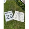 Image 1 : Highway Sign 24x30 And Private Property 30x30