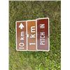 Image 1 : 3 Road Signs 12x30