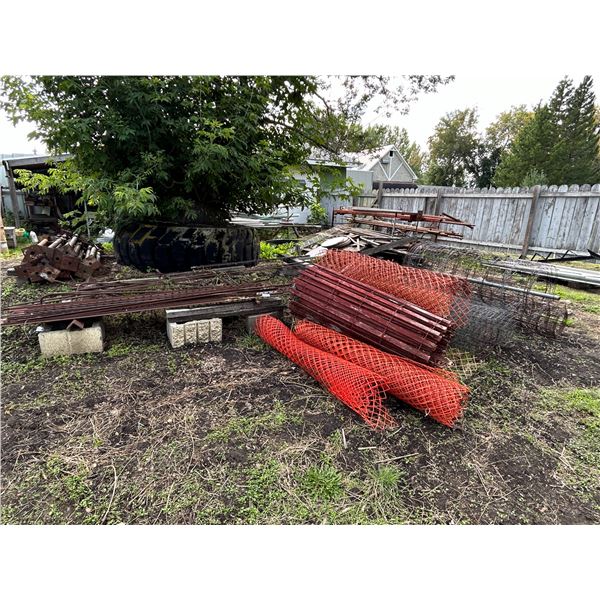 Snow Fence Posts + Fencing + Wire Fence Rolls Length Unknown