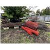 Image 1 : Snow Fence Posts + Fencing + Wire Fence Rolls Length Unknown
