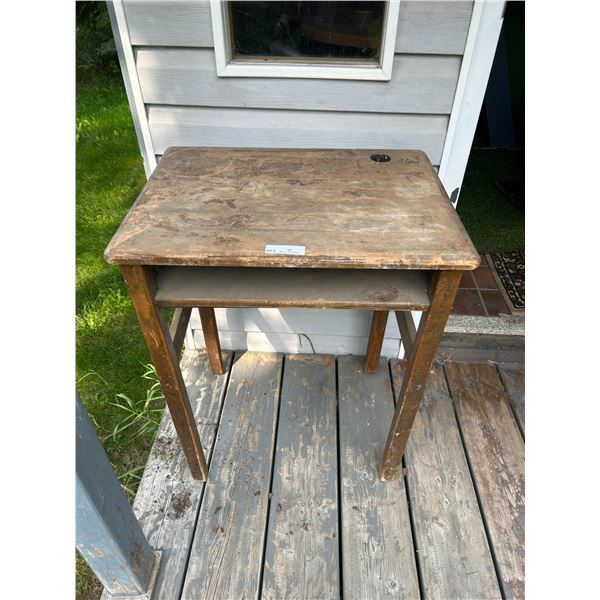 Vintage School Desk 25 Wide x 19 Deep + 30 High