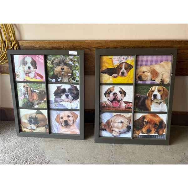 Two Custom Framed Pictures 27 Wide x 33 High