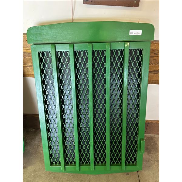 John Deere Custom Made Storage Cupboard 28 Wide x 6 Depth x 40 Tall