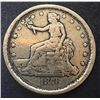 1876-S Trade Dollar - San Francisco Mintage - F RARE COIN