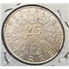 1970 Austria 25 Schillings Commemorative Franz Lehar Uncirculated Silver Coin