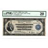 1918 $2 New York Battleship, NY Federal Reserve Banknote, PMG VF 20